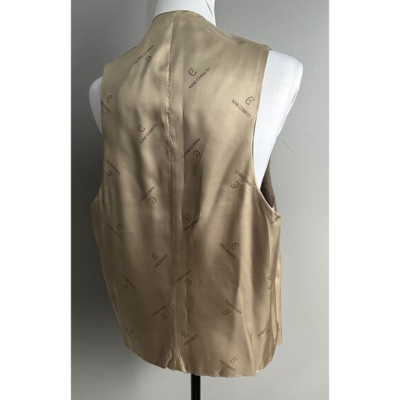 Nino Cerruti Vintage Brown Wool 3 Piece Men’s Suit Blazer Vest Pants No Sz Tag - Picture 4 of 9